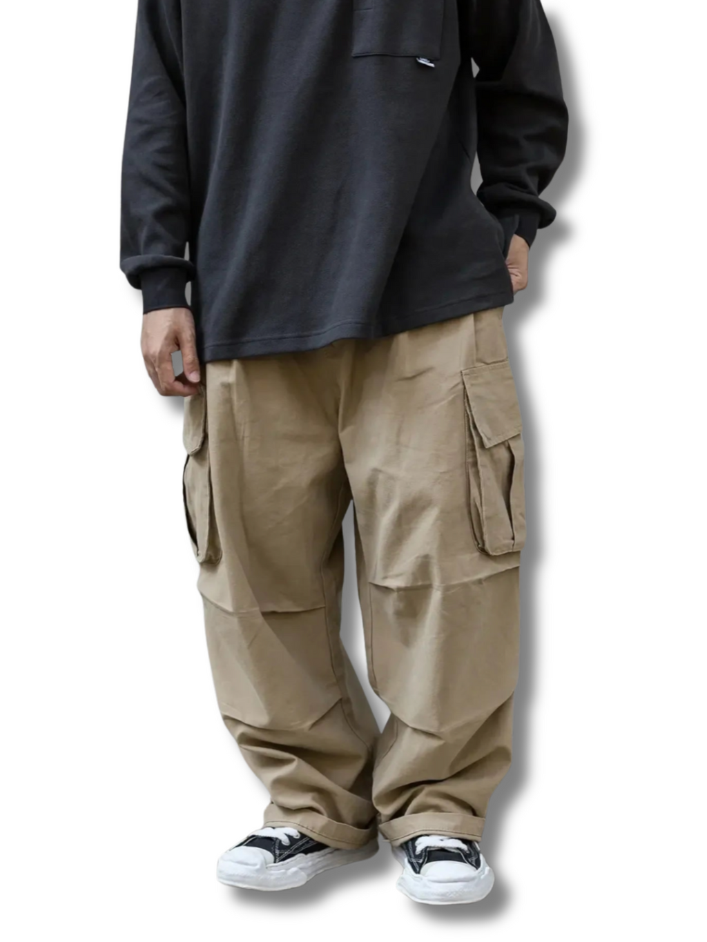 Pantalon Cargo ample multipoches