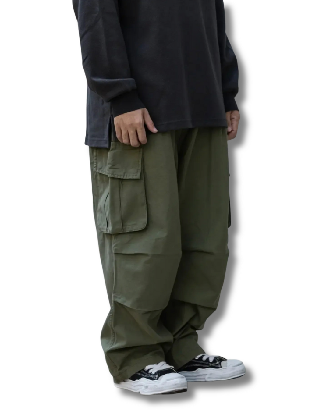 Pantalon Cargo ample multipoches