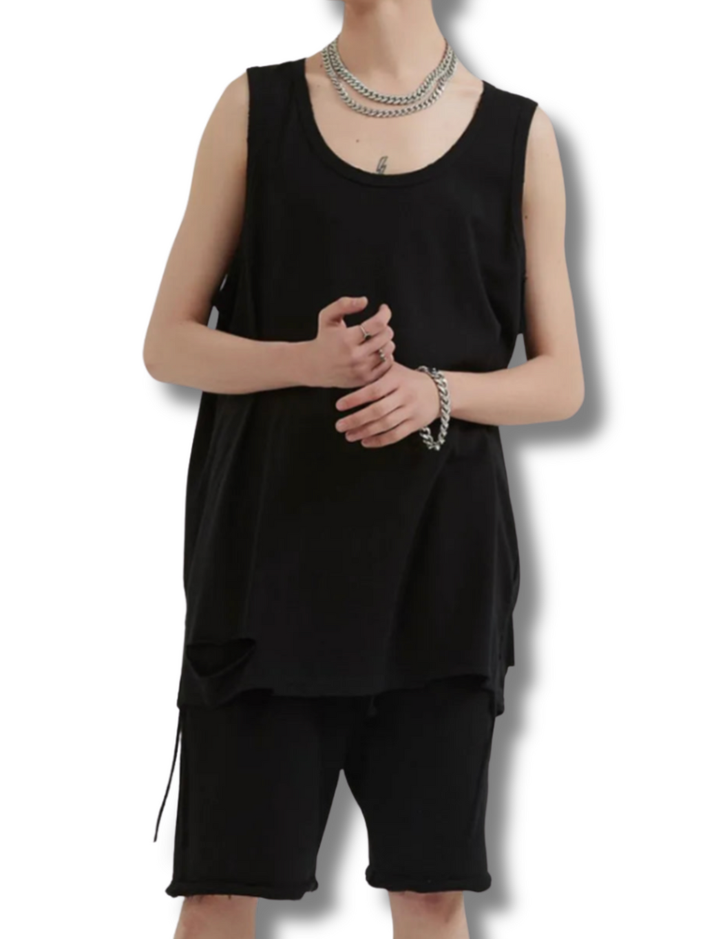 Débardeur long destroy