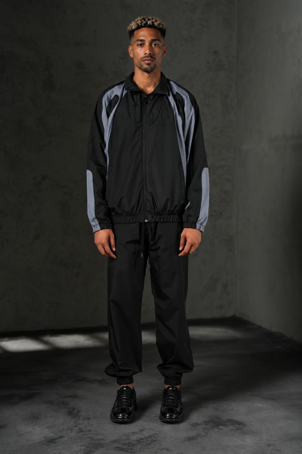 Ensemble survêtement Noir Gris