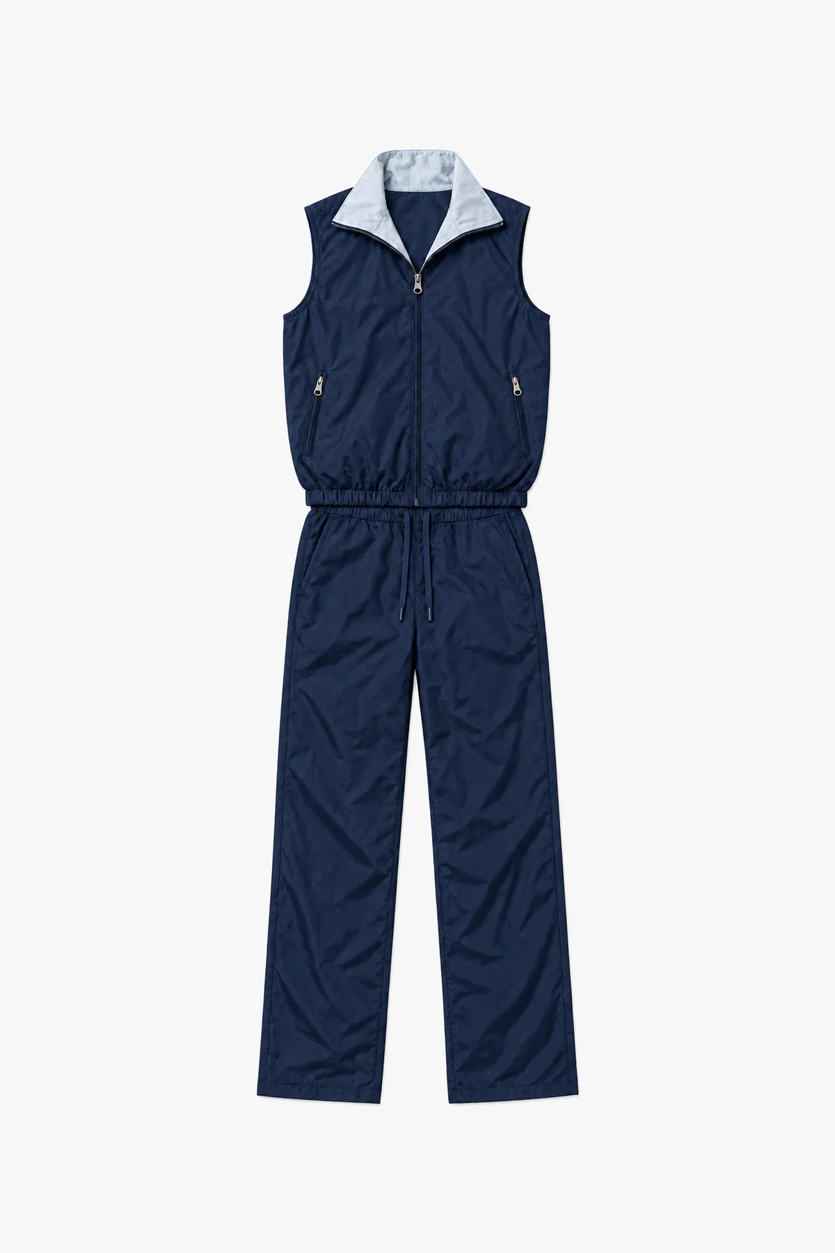 Ensemble sans manche hollandais bleu