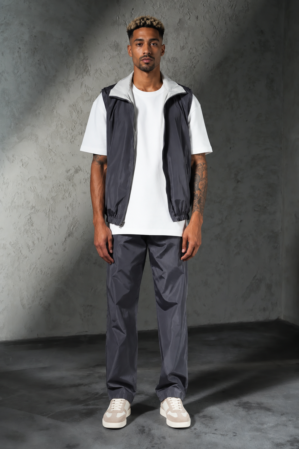 Ensemble sans manche hollandais Anthracite
